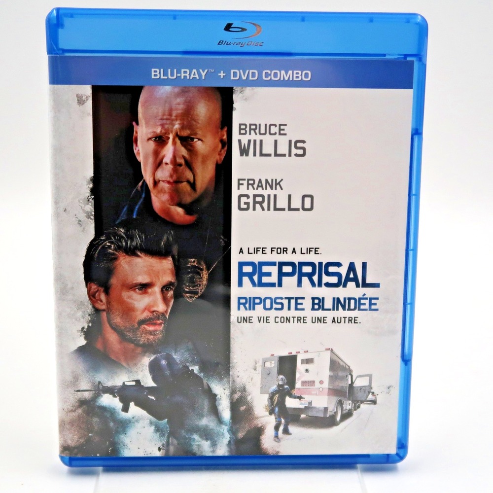 Reprisal Blu-ray DVD 2018 Bruce Willis Frank Grillo Action Movie VVS Films